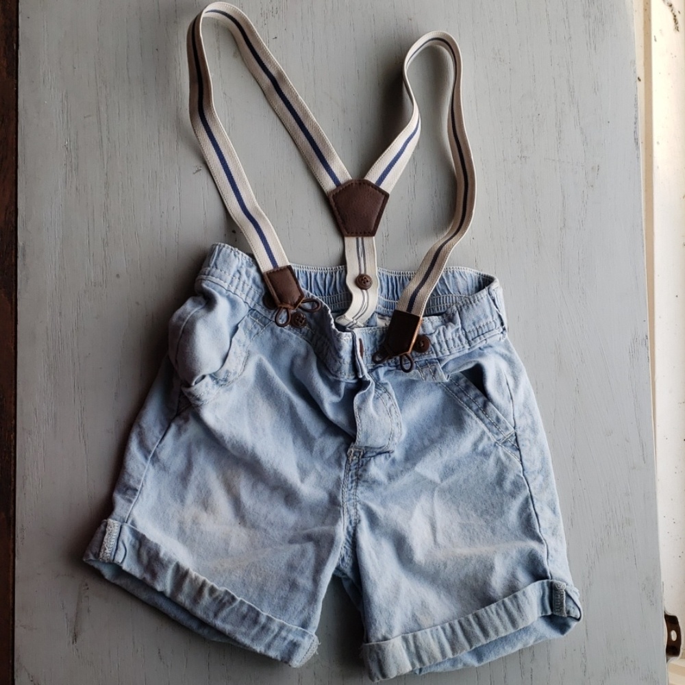 Baby B'Gosh suspender shorts